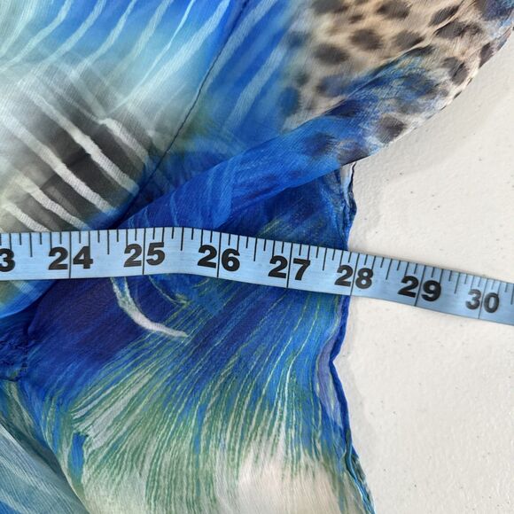 Bon Voyage Top‎ Womens OS Cinch Multi Abstract Butterfly Swim Beach Cover Up - Picture 6 of 10